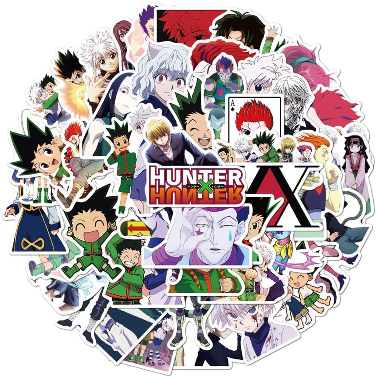 50pcs Hunter X Hunter Sticker Japanese Cartoon Anime Gon Freecss